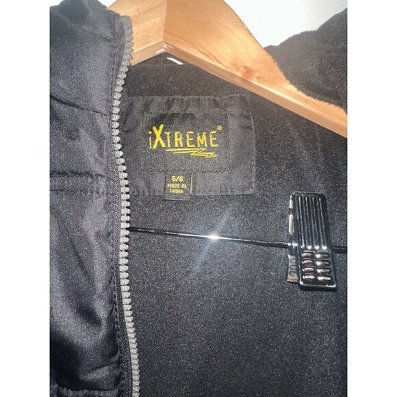XTreme Black Boys Puffer Zipper Down Jacket w/ Hood Size 5/6 - Picture 10 of 10
